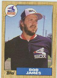 1987 Topps Baseball Cards      342     Bob James